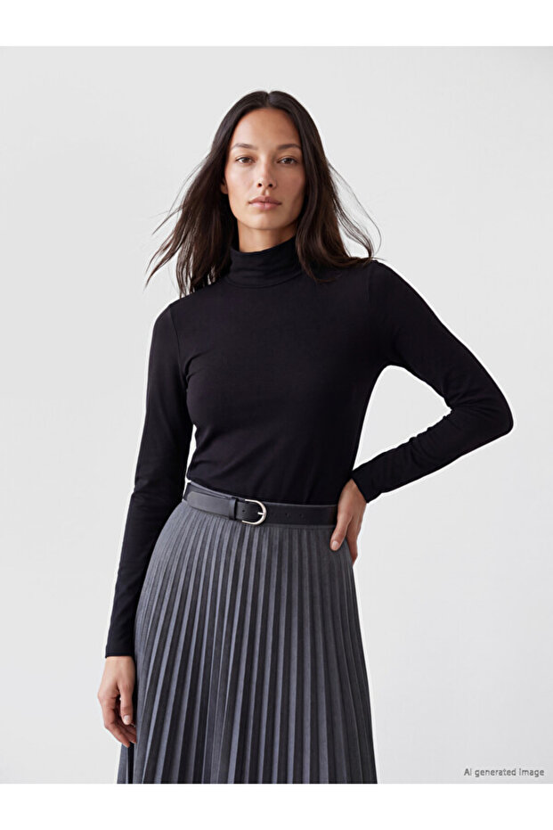 Esvab • Modern & Distinctive Stand Collar Women's Bodysuit