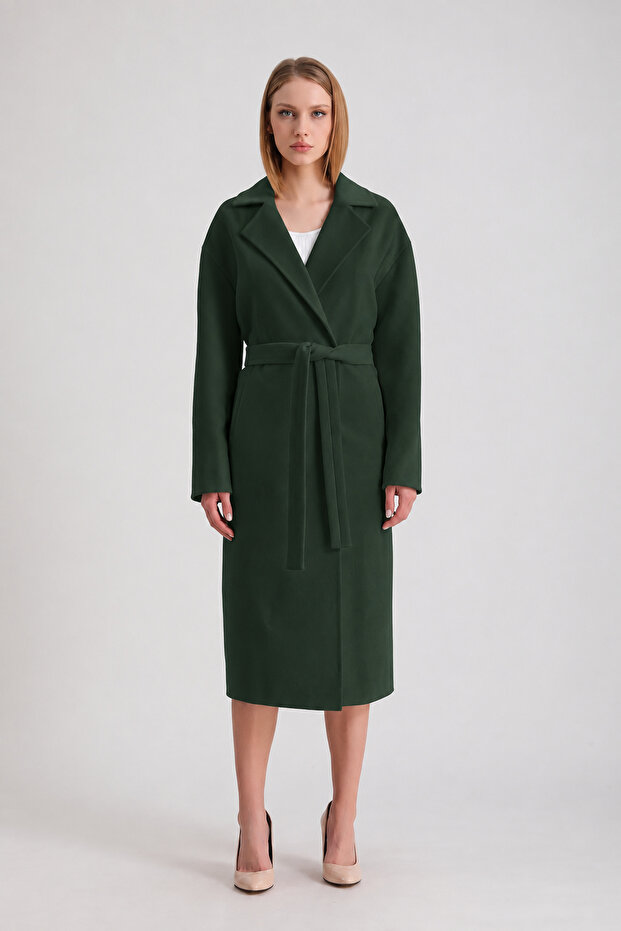 Green Cashmere Coat