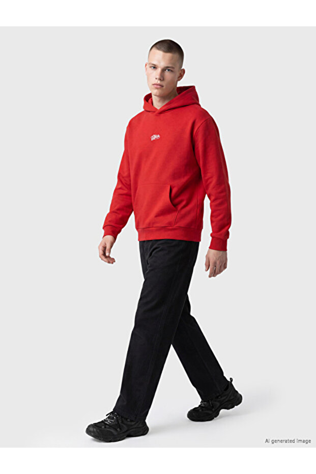 Printed Men's Thick Hoodie