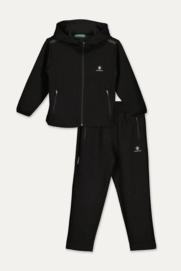 Bl 17Tpt54 5Pr-Tp 102055223 Boy's Tracksuit Set Black 4Y-13Y