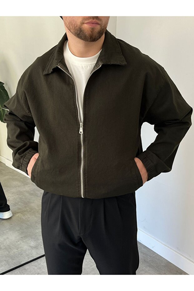 ERKEK CEKET GABARDİN Oversize