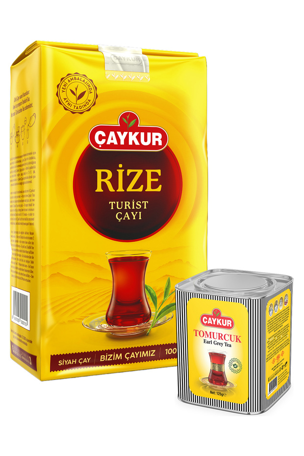 Tomurcuk Kokulu 125Gr and Rize Turist 1kg Bulk Tea Package