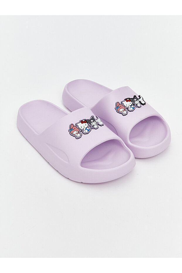 Vizyon New Season Printed Girls' Slippers