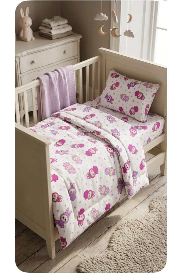 Baby Bedding Set 4 Pieces | 150 X 100 | Cloudy