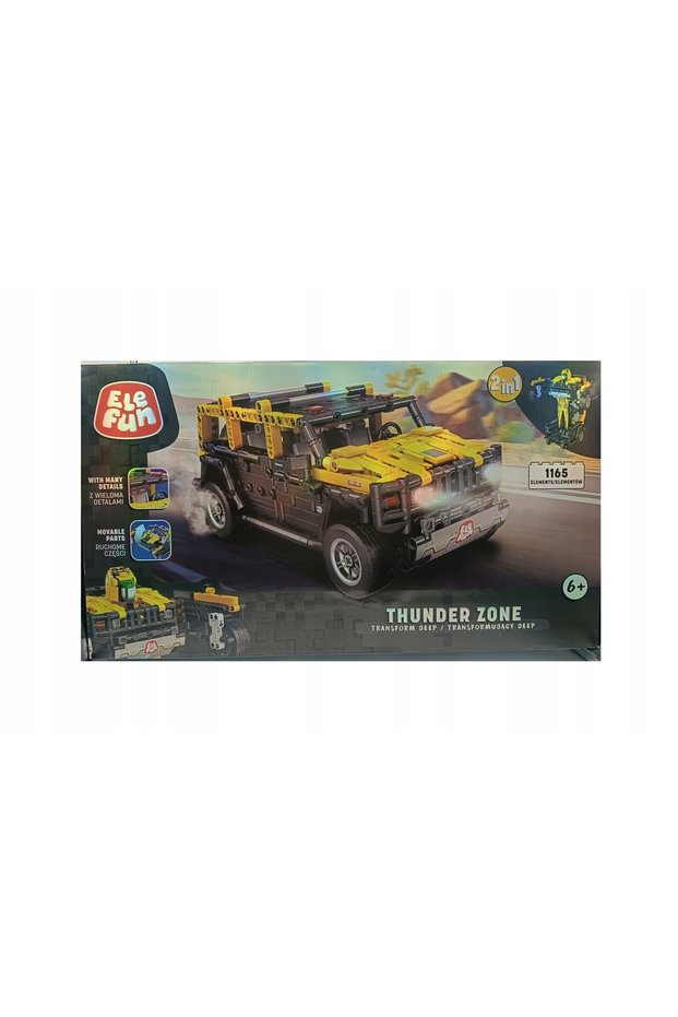 Set mare de cuburi Fantasy Collection Thunder Zone – JEEP TRANSFORMABIL