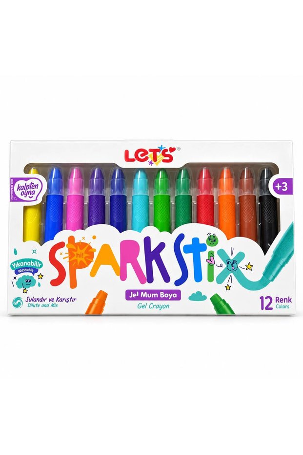 SPARKSTIX YIKANABİLİR JEL MUM BOYA