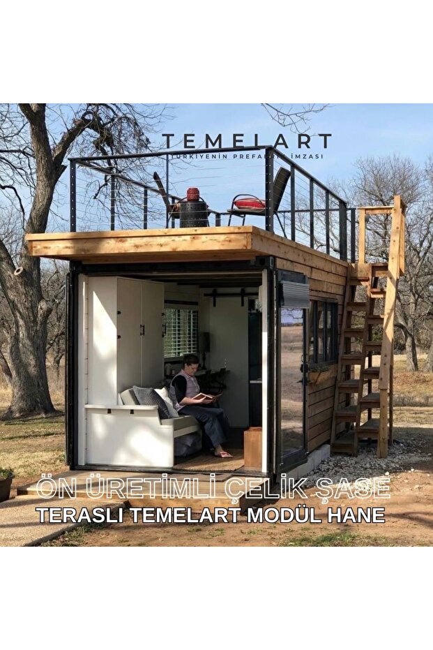 TERASLI PREMİMUM TİNY HOUSE