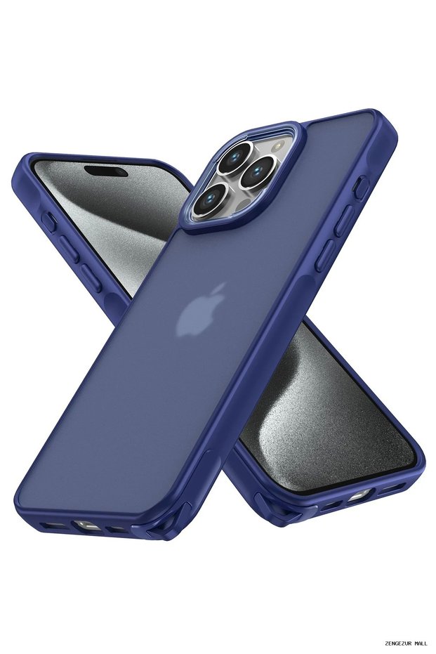 Zngzrmll Newface iPhone 15 Pro Max Case Elegant Cover (204834) - Navy Blue