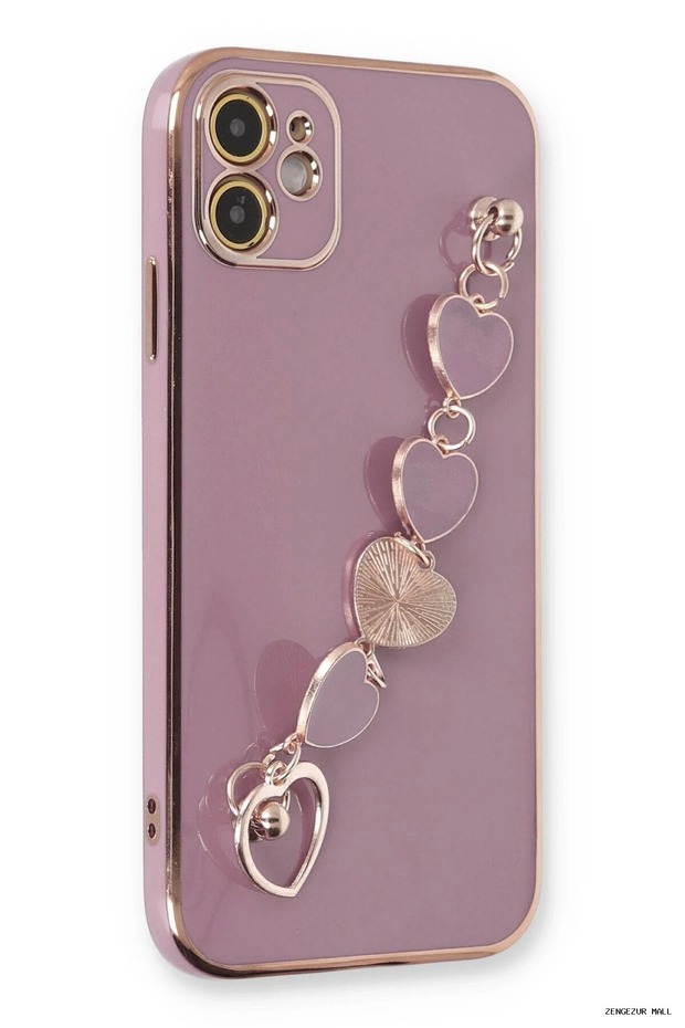 Zngzrmll Newface iPhone 12 Case Esila Silicone (210753) - Purple