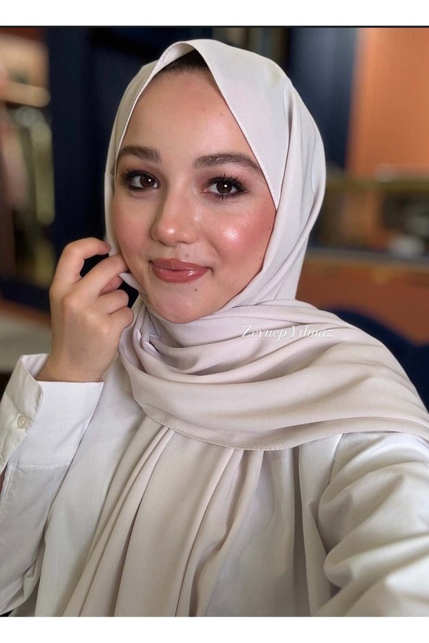 Crepe chiffon shawl