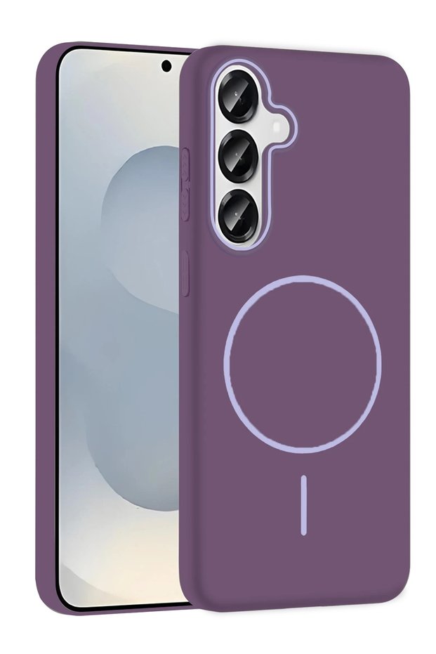 Zngzrmll Galaxy S25 Broş Magsafe Cover (220713) - Purple