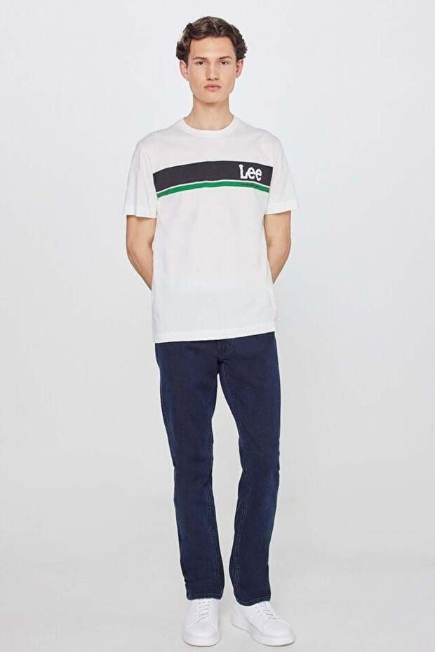 Daren Straight Fit Straight Cut Regular Waist Cotton Stretch Jean Denim Men's Trousers Ml70700026Cp
