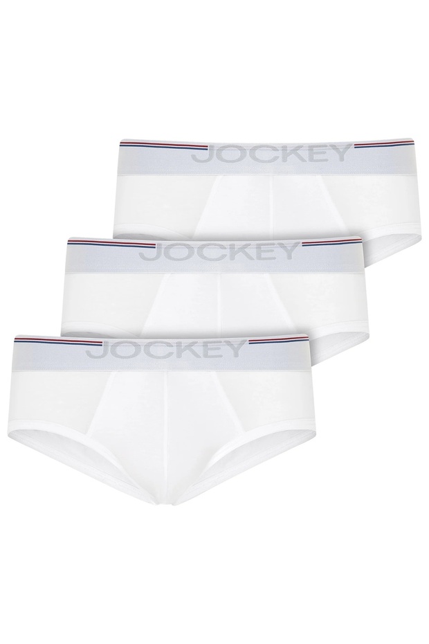 Cotton Stretch Comfort Flexible Cotton Men's Slip Underwear 3-Pack