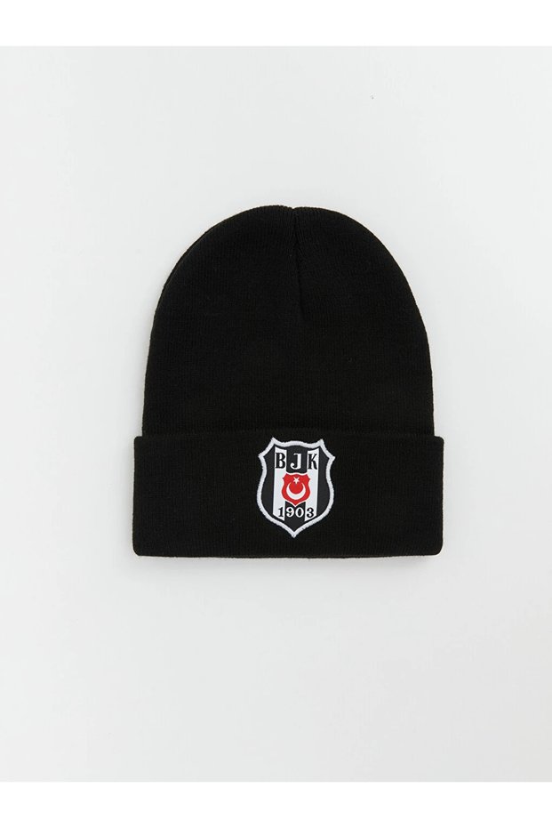 Black Beşiktaş Licensed Boys' Beret