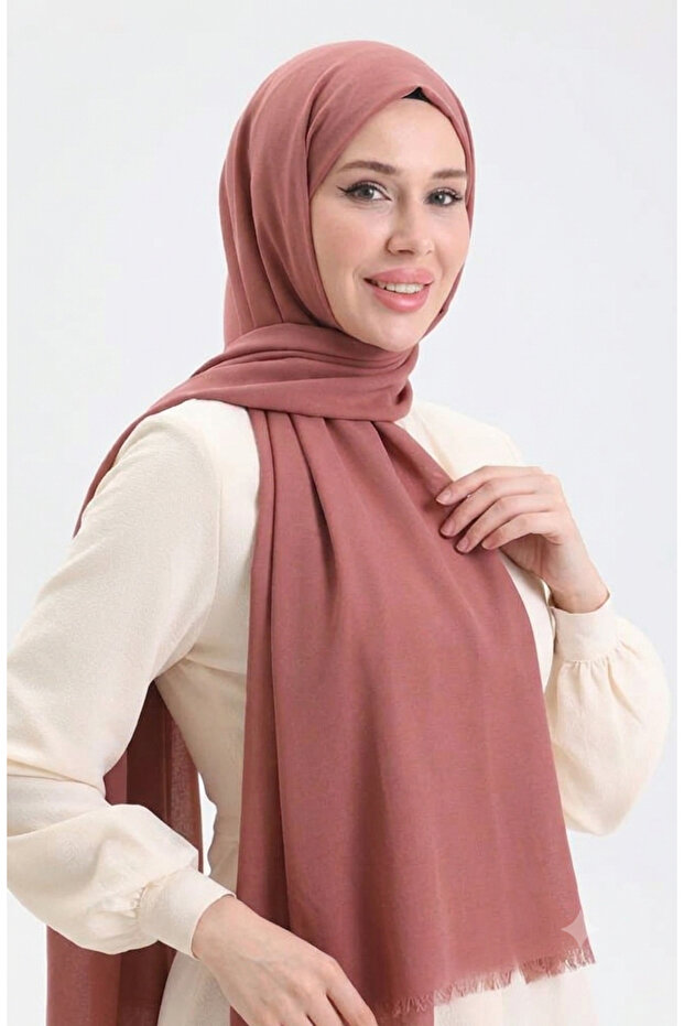 Aya Series Plain Aya Thin Cotton Dark Rose Dry Rose