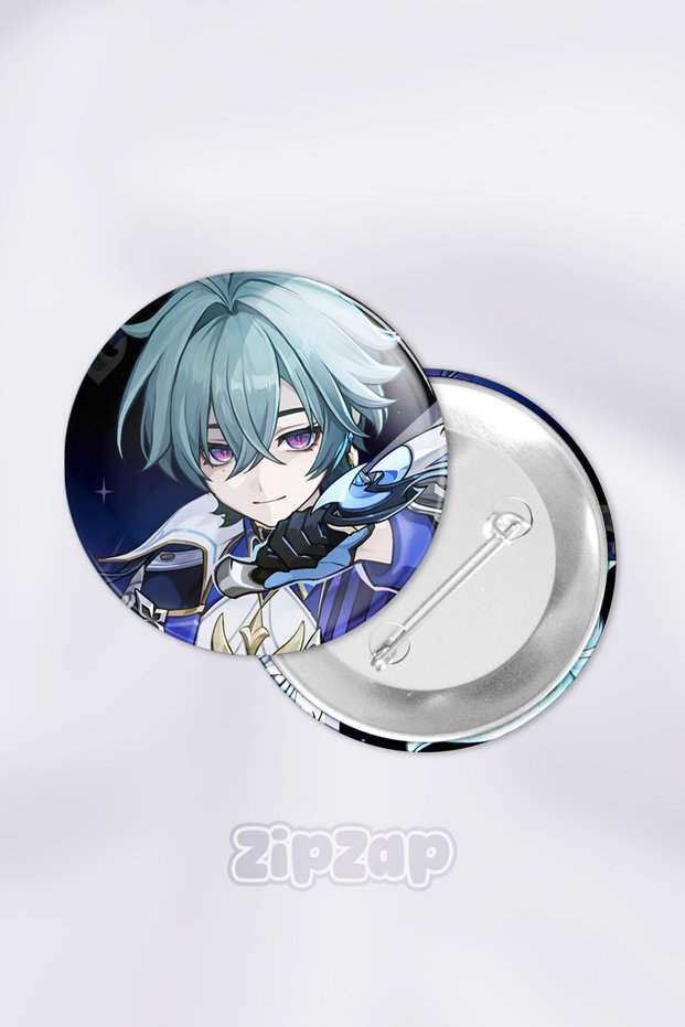 Lohen Genshin Impact Bag Ornament Badge Pin Button Badge Set (1 Piece)