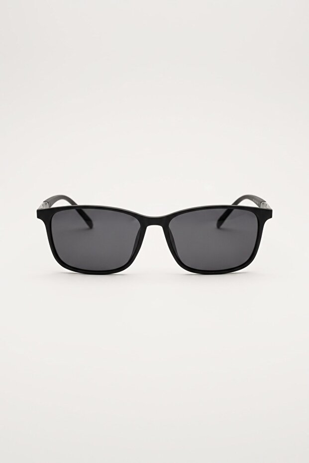 Men's Classic Rectangular Sunglasses Black