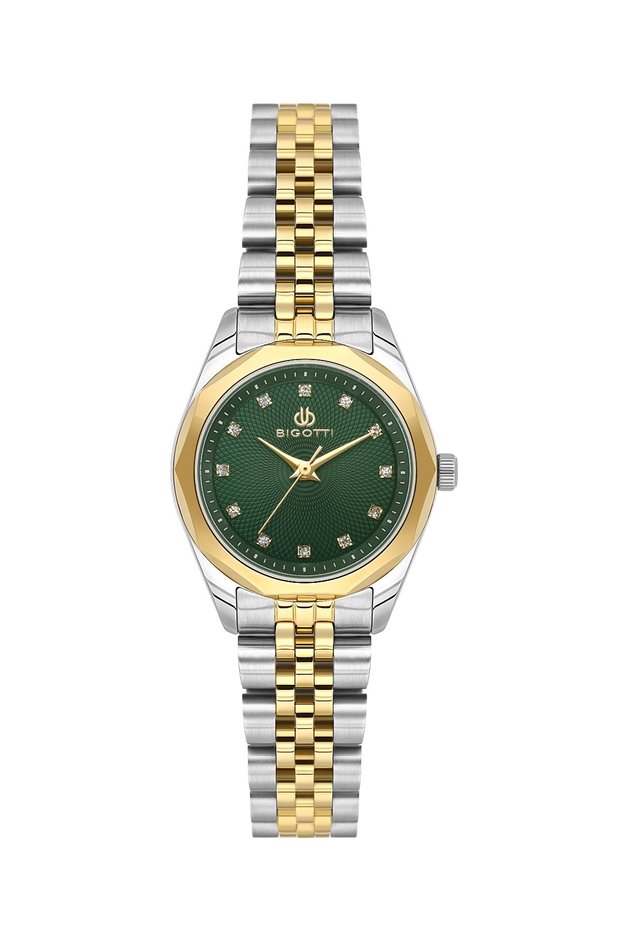 Silver Gold Women's Wristwatch