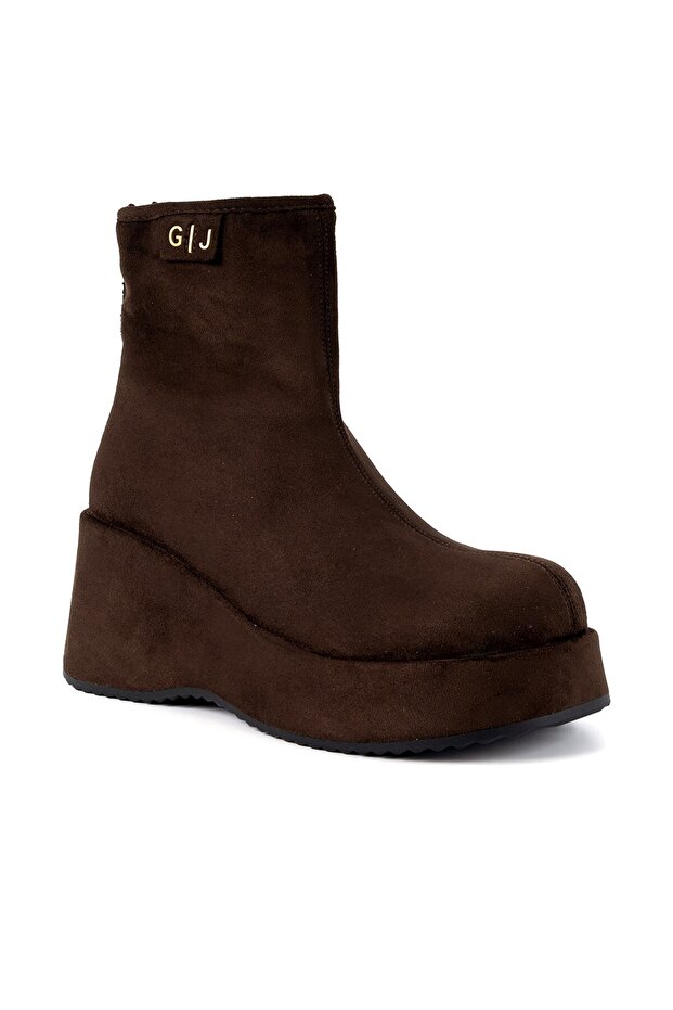 434 26Kb Women's Casual Boots Brown Suede