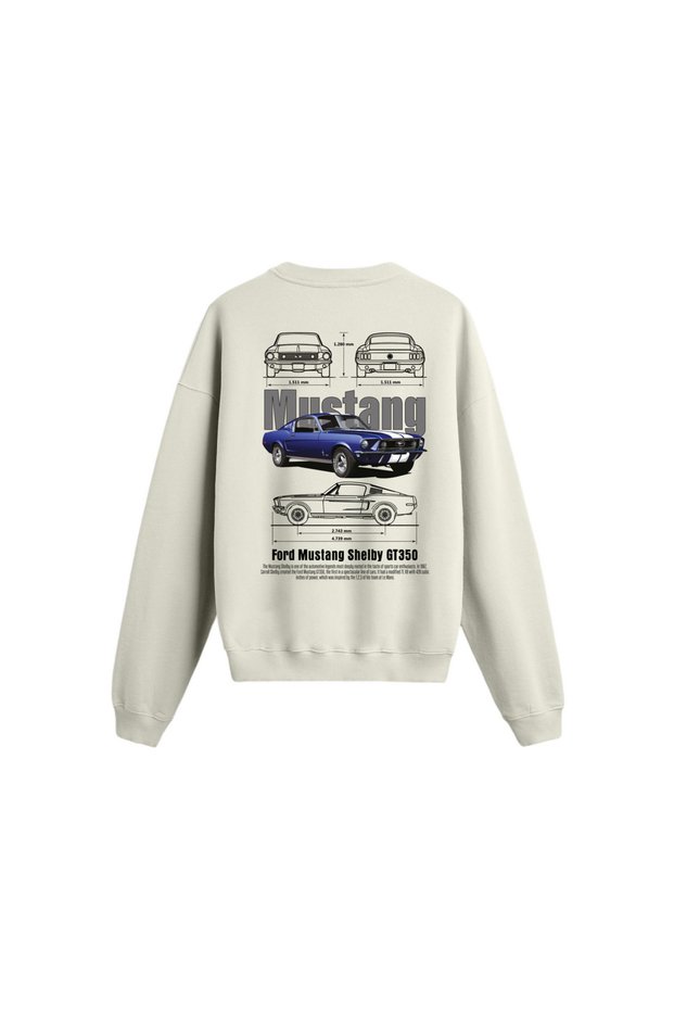 Mustang Shelby Printed Oversize Sweatshirt