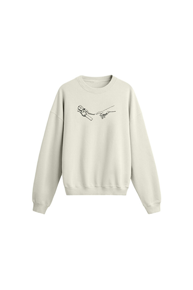Printed Oversize Sweatshirt