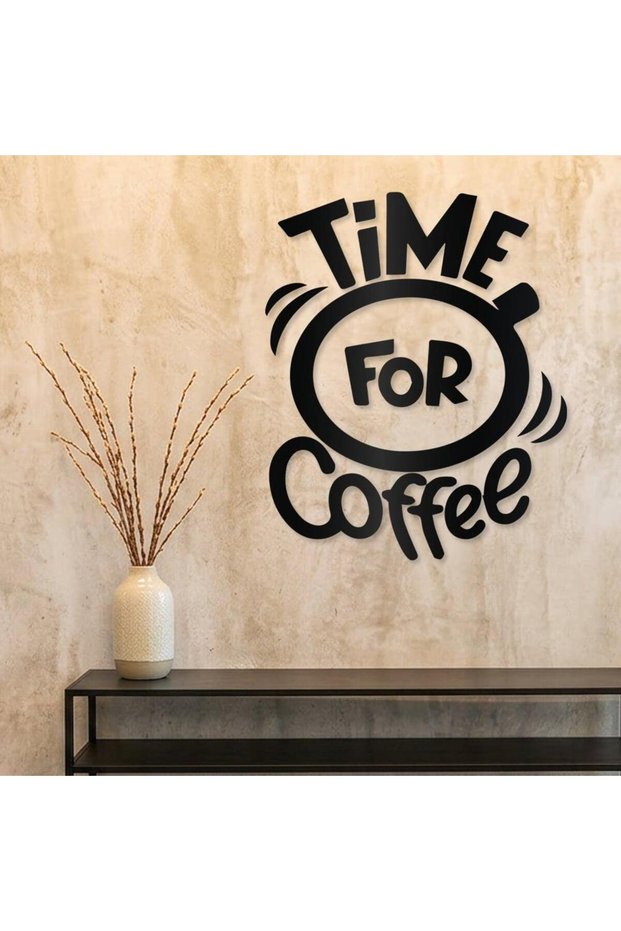 لوحة أكريليك - time for coffee-AC-20626010-90X75أسود