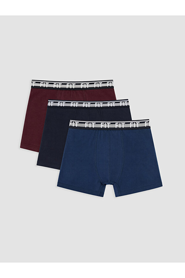 Peak New Season Mixed Cotton Flexible Men's Boxer 3-Pack