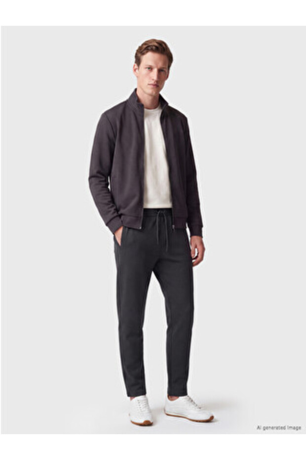 Anthracite Regular Fit Men's Sweatpants