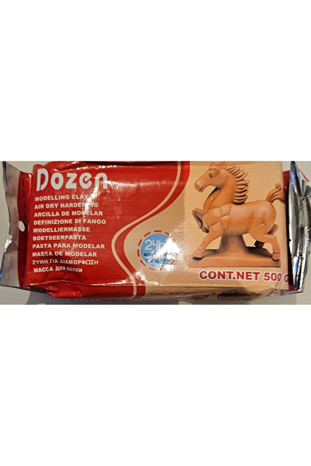 Dozen Modelling clay 500gm red