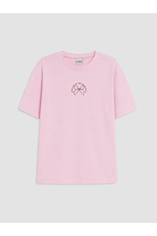 Alita City Pink Printed Girl's T-Shirt with a Difference