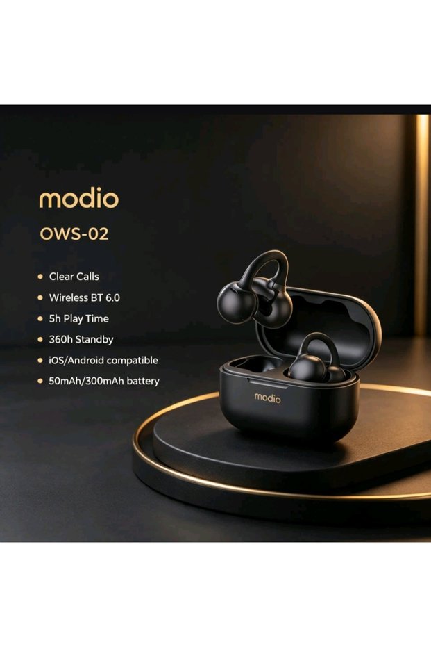 Headphones Wireless Earbuds Bluetooth Earphones with Bluetooth 6.0, Noise Reduction,clear calls, for Work & Daily Use,standby Time 360 hours, black