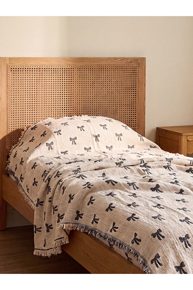Alita City Lcw Home Mixed Welsoft Patterned Single Bedspread with a Difference
