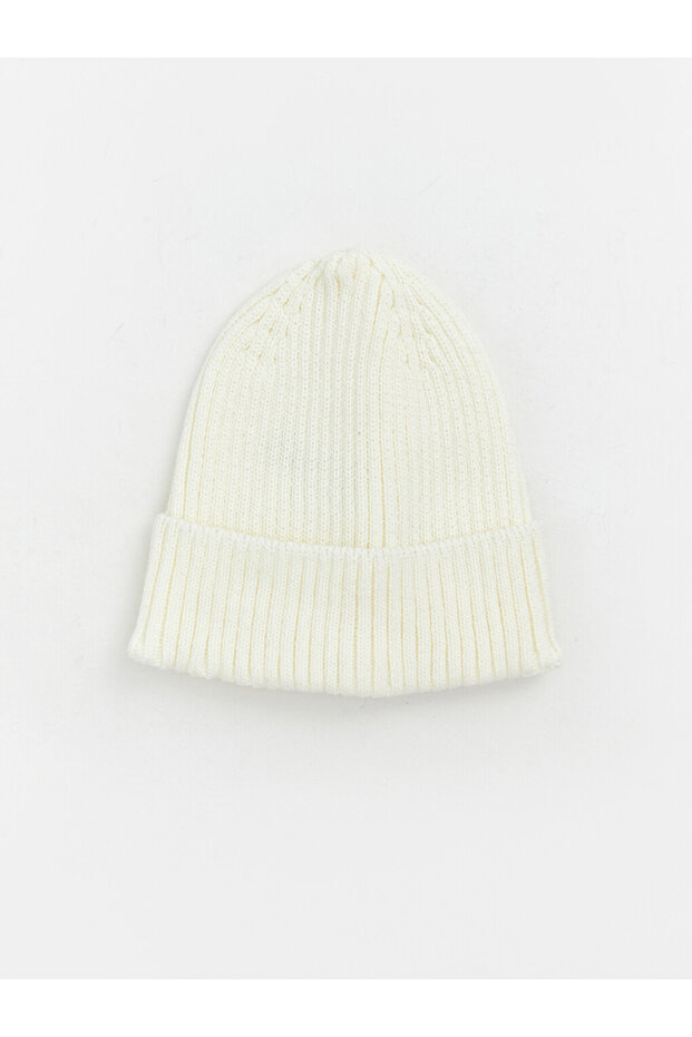 Özmarka New Season Ecru Men's Knitwear Beanie