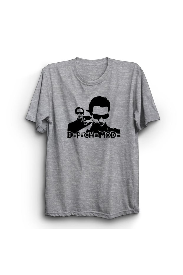 Depeche Mode, Siluettes, Rock Metal Music Band Printed 100% Cotton T-Shirt