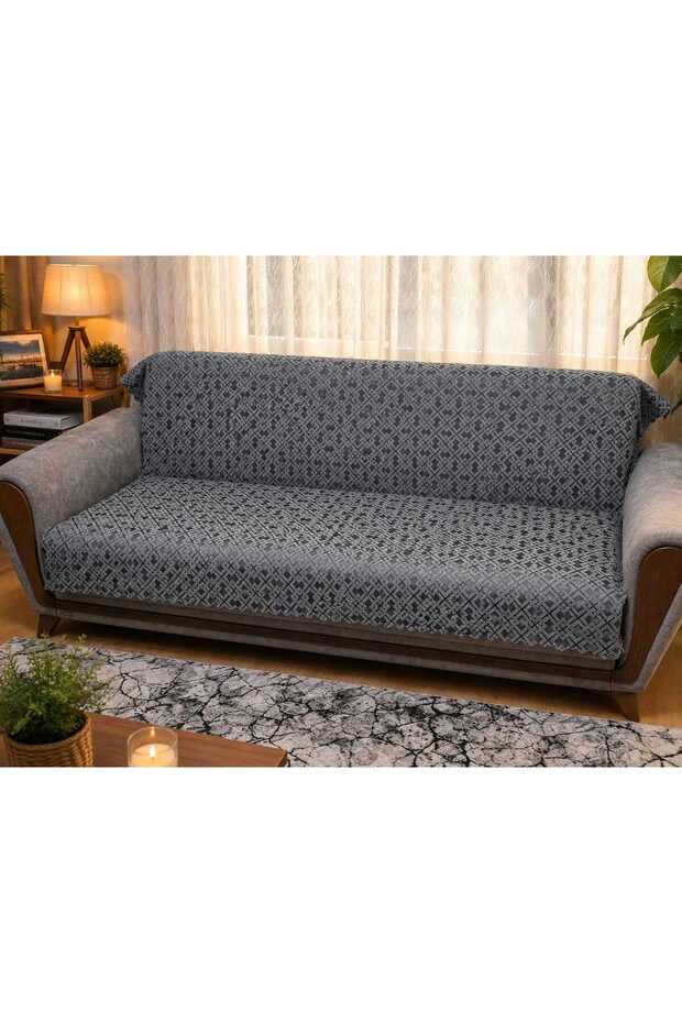 Non-Slip Sofa Cover with Sponge – Sofa Protector with Stylish Pattern