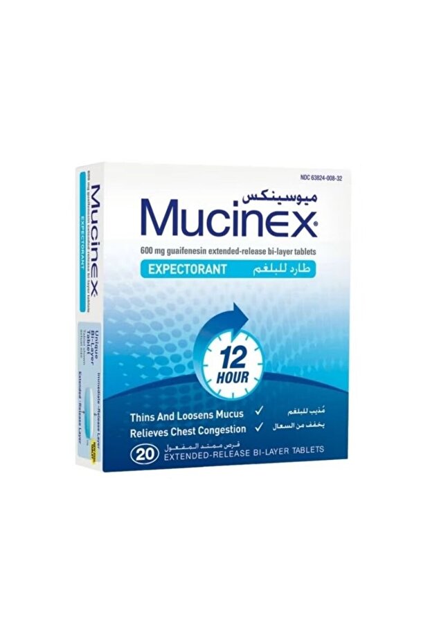 Mucinex Expectorant 600mg 20's