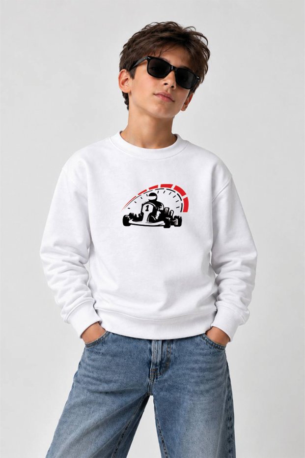 Children's 3 Thread Crew Neck Sweatshirt