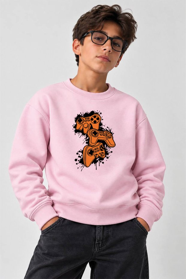 Children's 3 Thread Crew Neck Sweatshirt