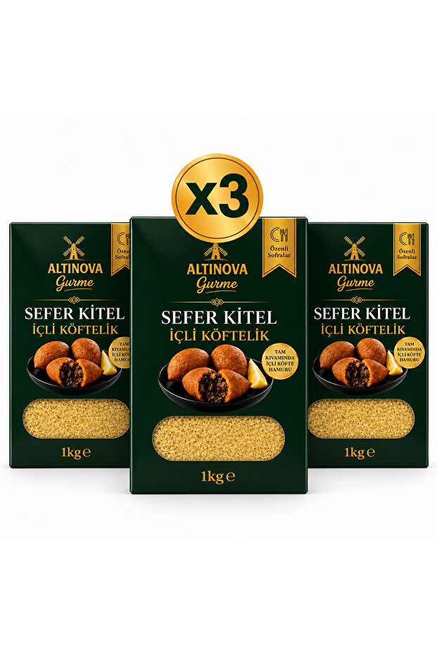 3'lü Sefer Kitel İçli Köftelik
