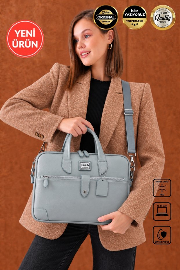 [Name Can Be Written] Apollonia'' 13-14 Inch Premium Design Laptop and Briefcase
