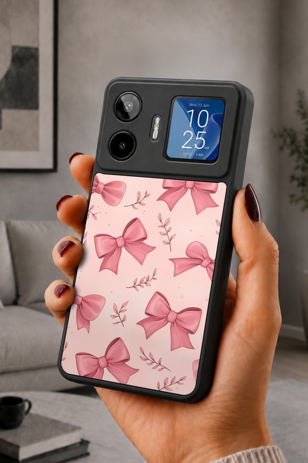 Gm 26 Pro Compatible Printed, Matte Black, Soft Silicone, Protective, Shock Absorbing Cover, Case