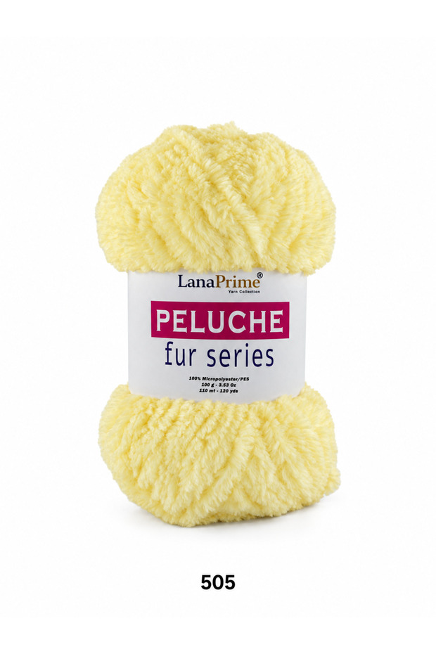 Peluche Velvet Hand Knitting Yarn 100 Gr 110 m Pack of 5