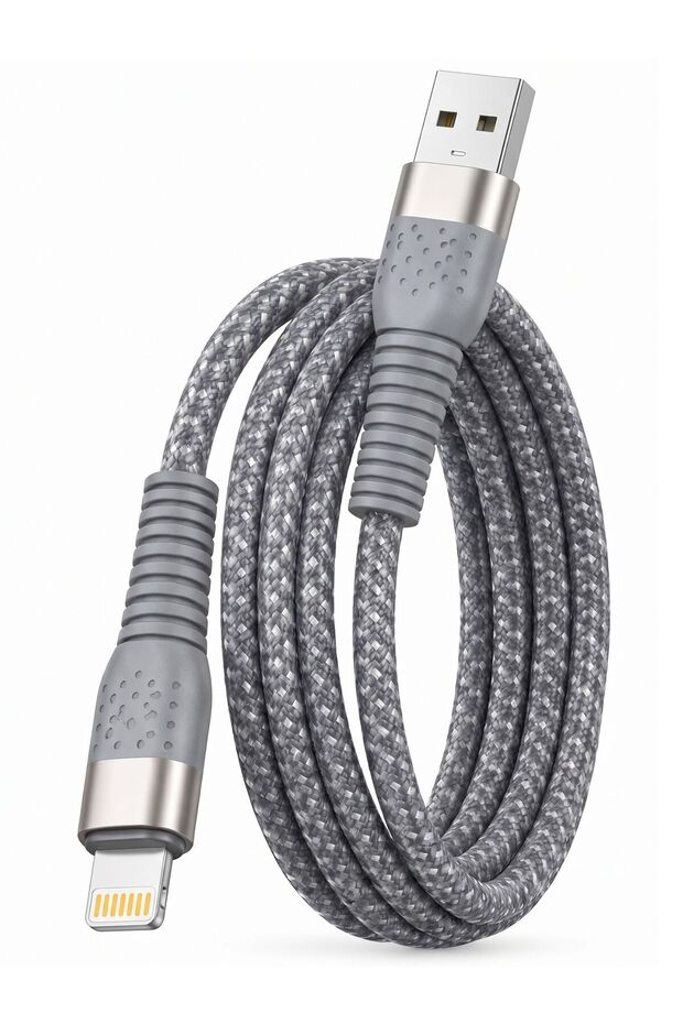 FST41 USB-A to Lightning Fast Charging Cable 3M, Long Lightning Cable for iPhone and iPad, High-Speed Charging and Data Sync Cable, Durable Mobile Phone Charger Cable