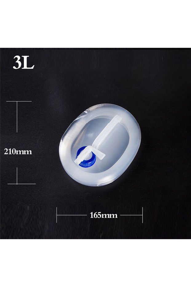 ZDST-001-3L 3L/5L/8L/10L/15L Outdoor Collapsible Bucket Foldable Water Bag Survival Water Storage Po