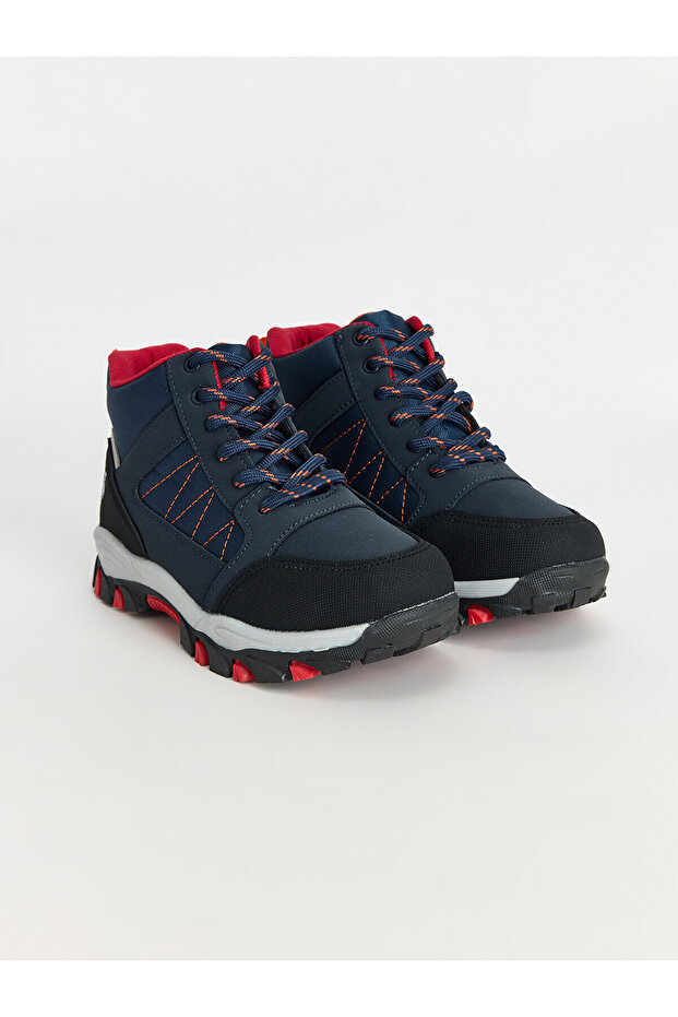 Alita City Lcw Steps Navy Blue Boys' Boots with a Difference