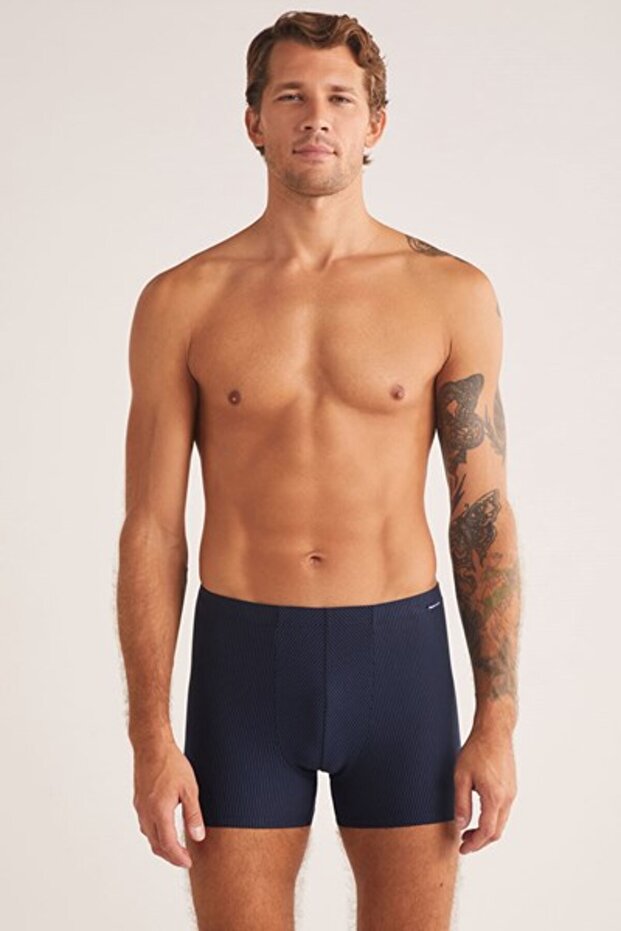 Striped Men's Boxers 35% Cotton 59% Selipek 6% Elastane