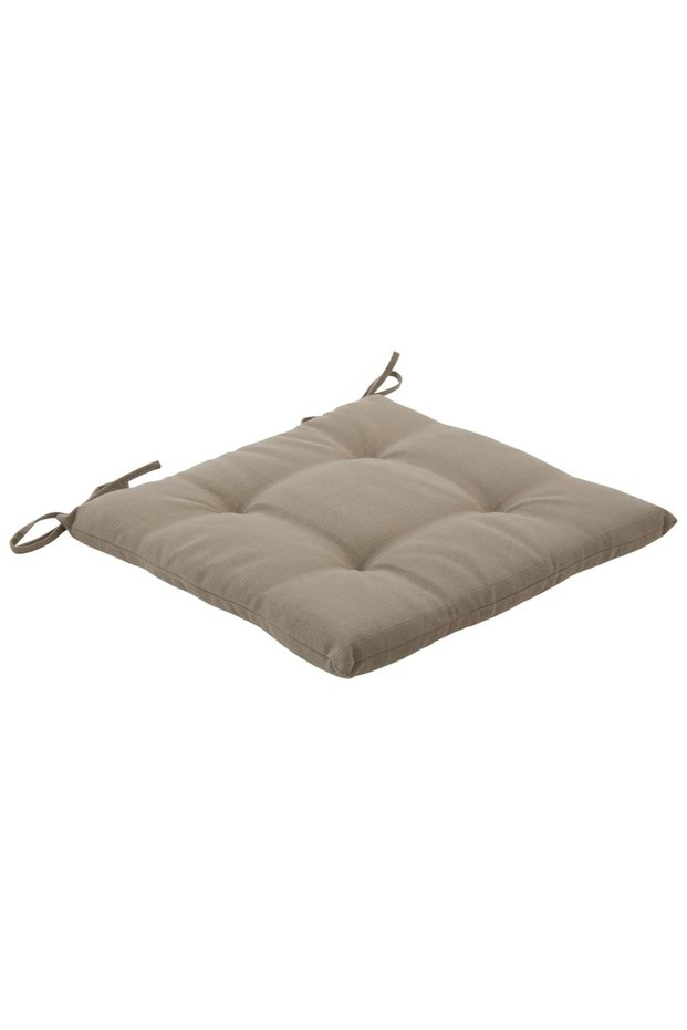 Korai 4-Site Piping Polyester Seat Cushion (Coffee, 40 x 40 cm)
