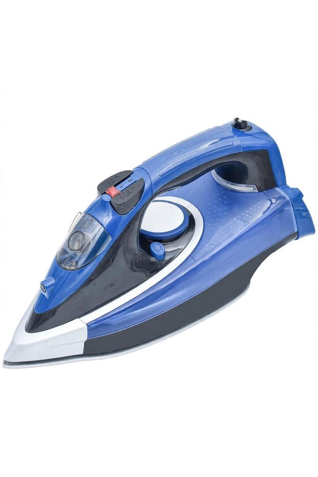 Steam Iron for Clothes with Non Stick Soleplate, Adjustable Temperature and Powerful Steam