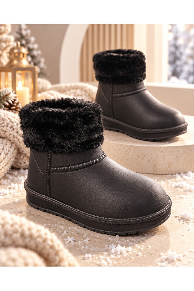 Girl's Mini Ug Boots Warm Stylish Winter Plush Lined Children's Boots-Casual Sneaker