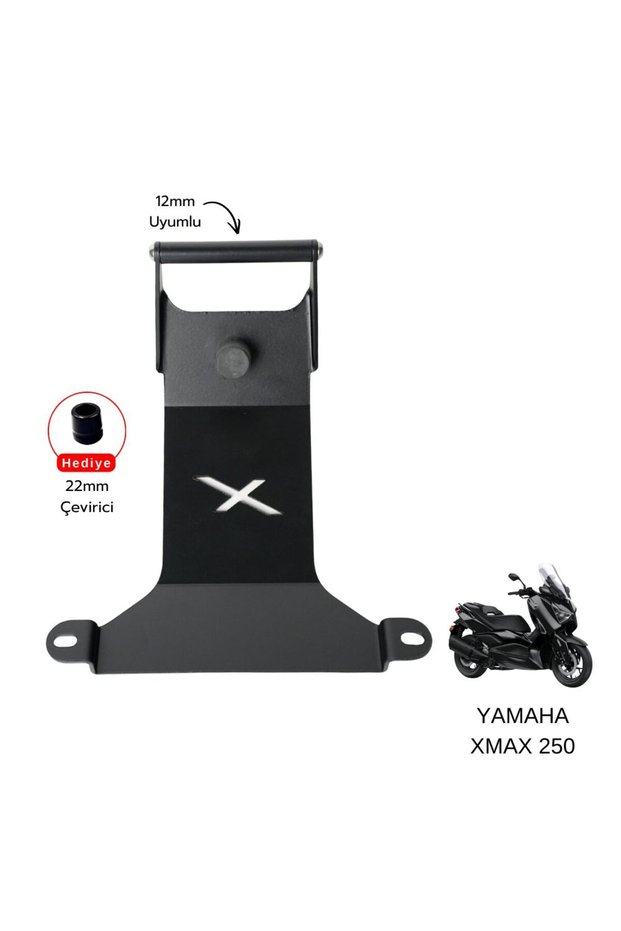 Yamaha Xmax 250 Compatible Phone & Navigation Holder – Black